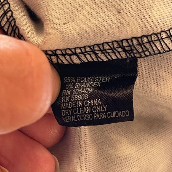 Giani Bini Black White Tank Top Midriff Skirt Set Womens 6 Zipper - Picture 9 of 10